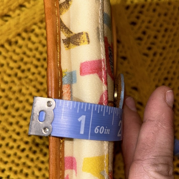 Vintage Dooney & Bourke Coated Canvas Pouch - Picture 9 of 16